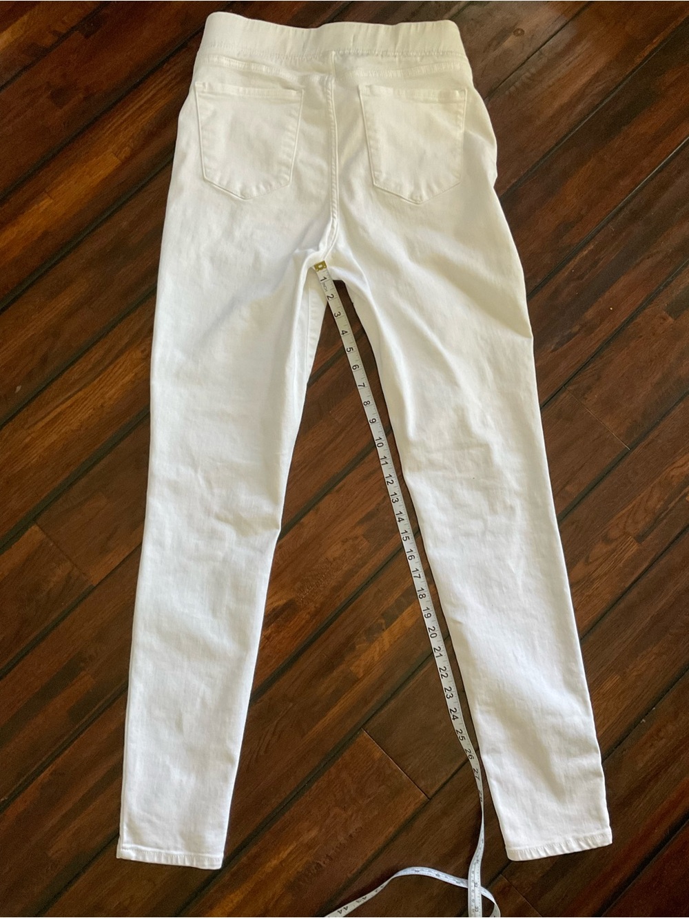 Old Navy White Women's Skinny Jeans Size 6 - Picture 2 of 4